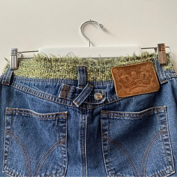 D&G Tweed Low Rise Bootcut Denim - Picture 4 of 6